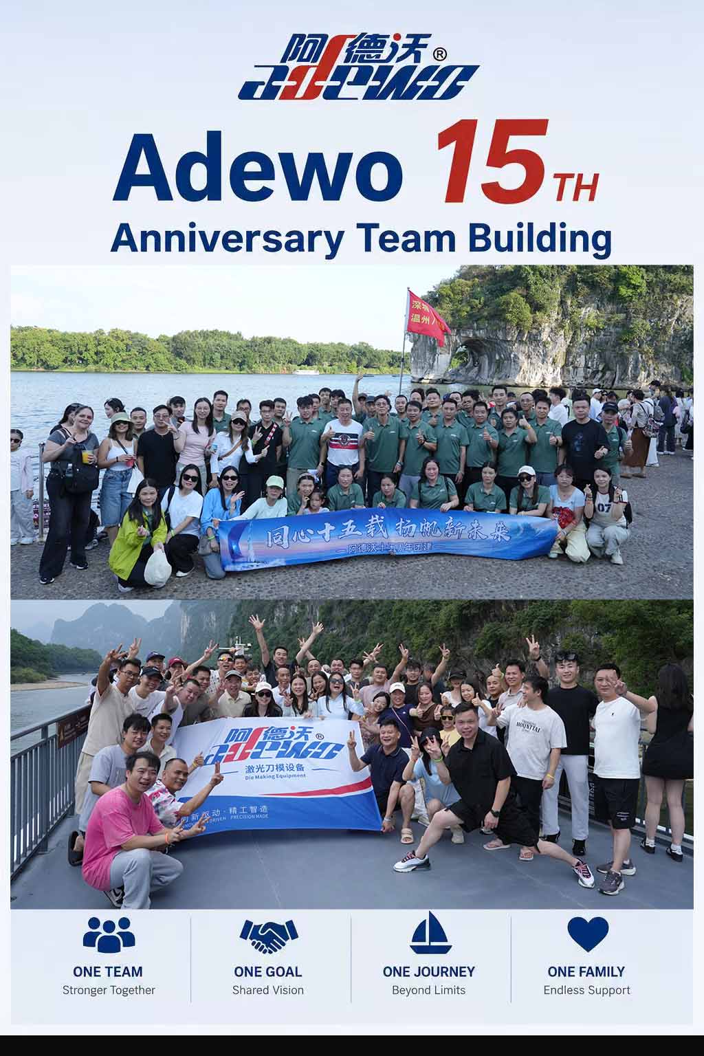 Adewo 15th Anniversary Team Building Trinus ad Guilin