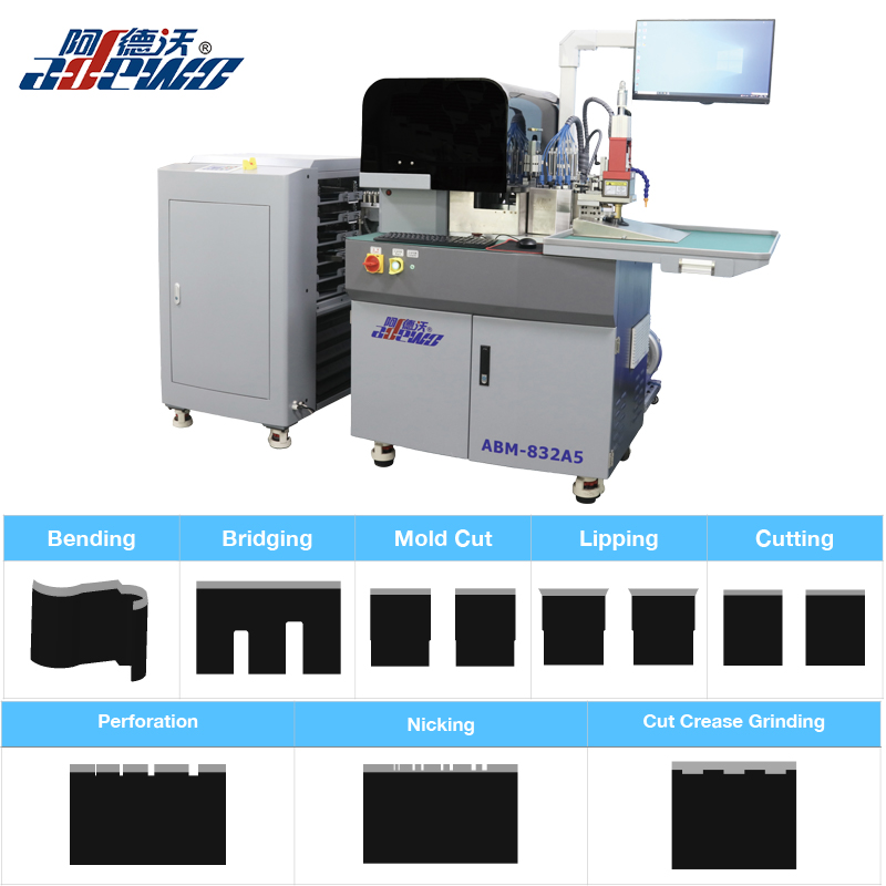 Auto Bender Machina pro Cardboard Cut Crese Die